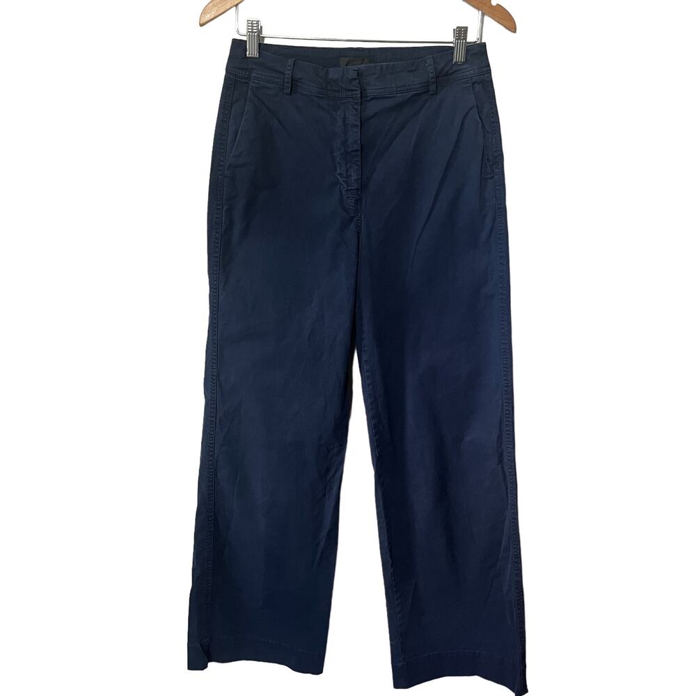 J. Crew Pants Womens Hi Waist Cotton Spring Flare Leg Casual Preppy Chinos 4